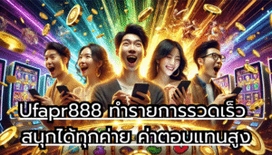 Ufapr888 ทำรายการรวดเร็ว สนุกได้ทุกค่าย ค่าตอบแทนสูง