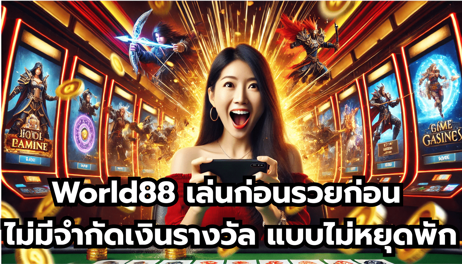 World88 เล่นก่อนรวยก่อน ไม่มีจำกัดเงินรางวัล แบบไม่หยุดพัก